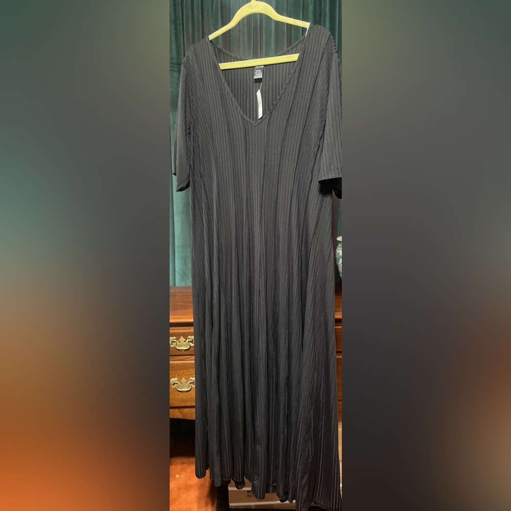 Ashley Stewart Black Maxi Dress